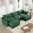 Chenille Sectional Sofa Couch-903717336