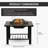 Izquierdo Fire Pit - 30-Inch Outdoor Firepit Table with Screen, Cover, and Poker - Outdoor Fire Pits for Backyard, Deck, Patio, or Porch by Pure Garden