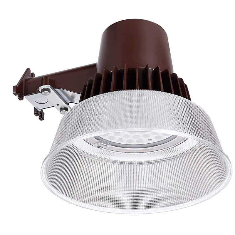 Luminaire de grange d'extérieur à DEL intégré au crépuscule à l'aube 9,61 "H