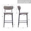 Mateiu 66cm Boucle Fabric Bar Stool-880490519