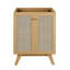 Meuble-lavabo sur pied simple 24,5 po avec plateau en bois manufacturé Modway Soma-93249770-93249769