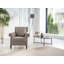 Fauteuil large de 35,4 po Java, beige