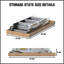 Échelle en aluminium pour grenier-292712544