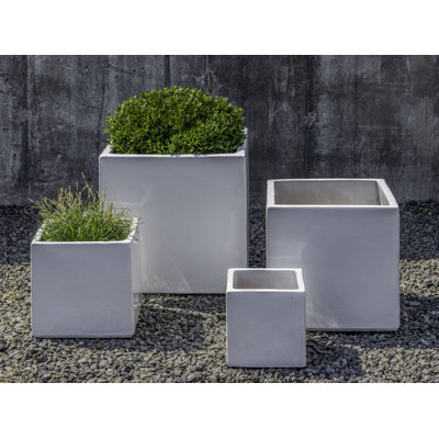 Hancock Handcrafted Square Terracotta Outdoor Planter