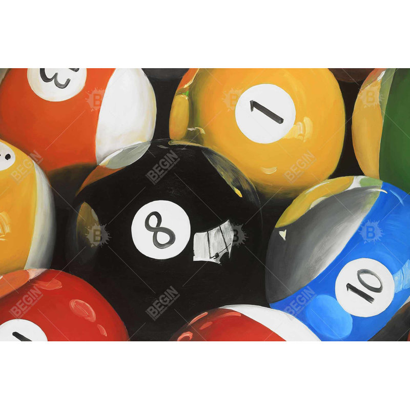 " Pool Balls Closeup "