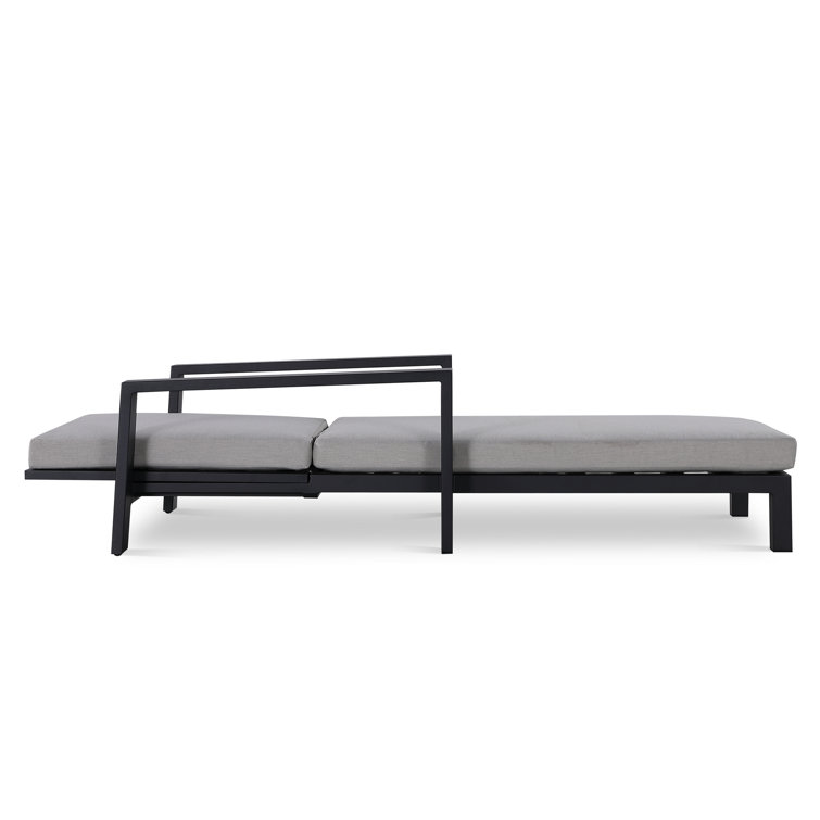 metal frame outdoor chaise lounge