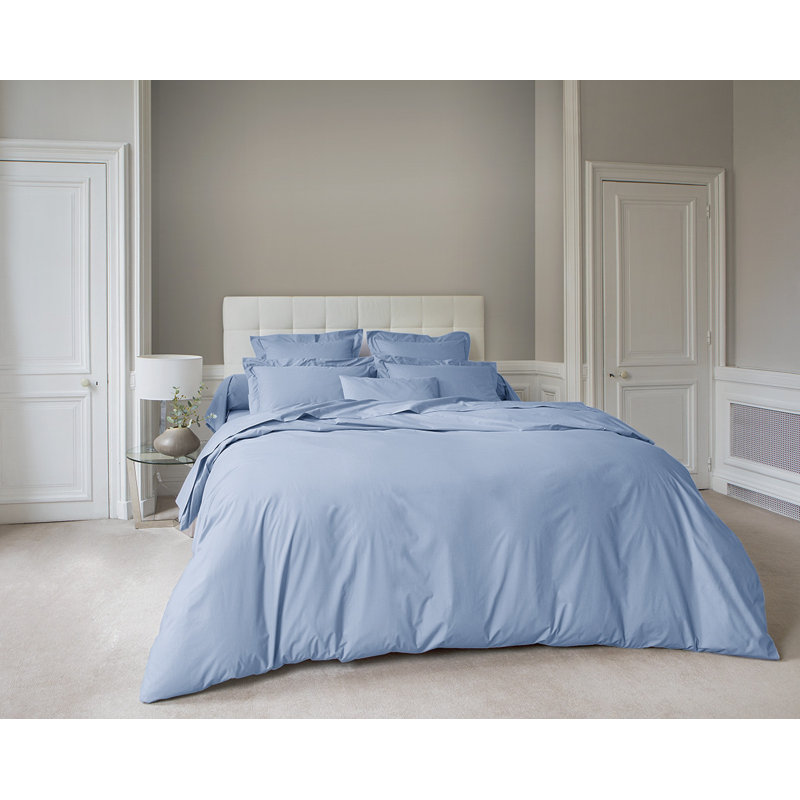 Vexin Duvet Cover, Azure, Full/Queen Duvet Cover