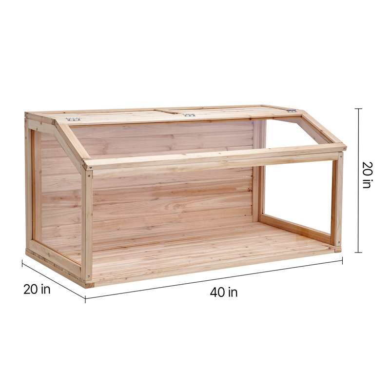 Small Animal Cage, 50.8cm H x 101.6cm W x 50.8cm D