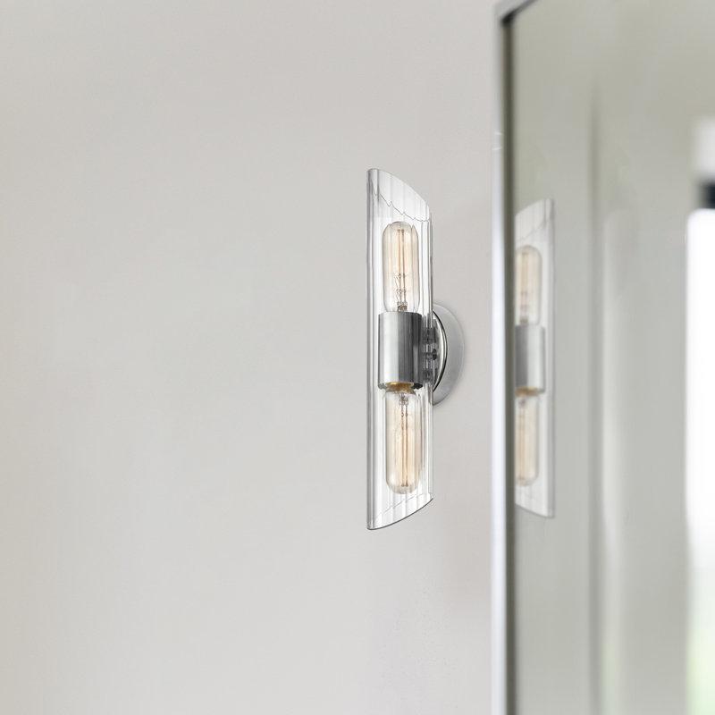 Éclairage pour meuble-lavabo 2 lumières Samantha, Chrome poli