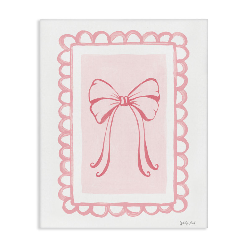 Toile ruban Coquette Keepsake, design par Yvette St. Amant, H 20 po x l 16 po