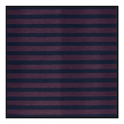 Machine Washable Horizontal Stripes Gray Area Rug