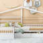 Lit plateforme simple avec trois tiroirs de rangement-1888738551