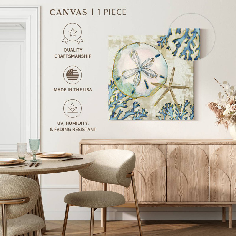 Crowle Playa Shells II, 16" H x 16" W