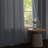 Outdoor Curtain Grommet Top, Waterproof Black Out Thermal Insulated Outdoor Bedroom Livingroom Curtains, Effective Sun and Privacy Protection Curtain, for Balcony Terrace Pergola Indoor, Single Panel, 80" W x 120" L Gray-1054156367-1054156362