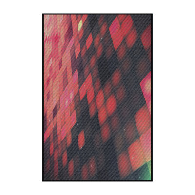 Tapis rouge / noir Power Loom
