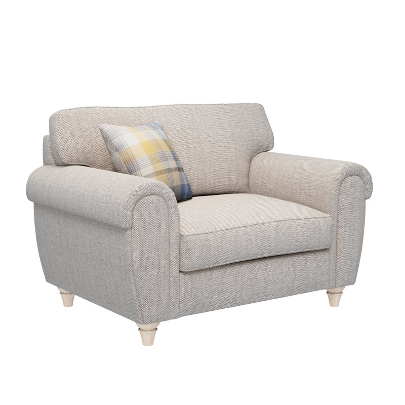 Vivo Upholstered Chair And A Half, Sand