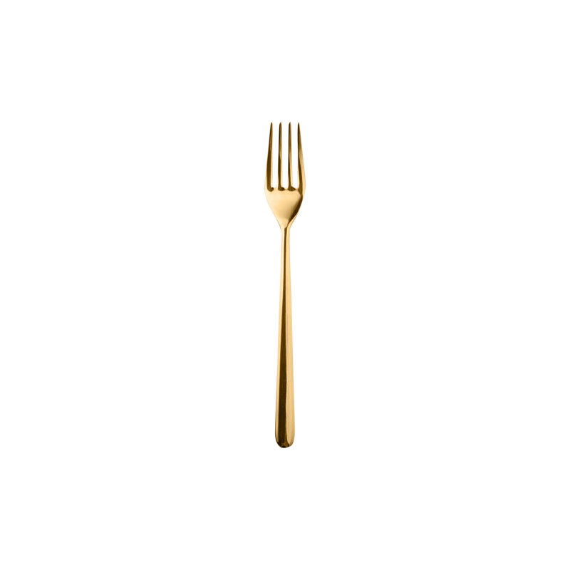 Linea Table Fork - 48 Pieces, Oro