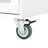 Mobile Storage Cart For Kitchen With Drop - Leaf Table Top, 2 Drawers, Door Box, Towel Hanger, Spice Rack, White, High Strength , 29.43 In Width Unit On Wheels , Cupboard, And , White Finish,