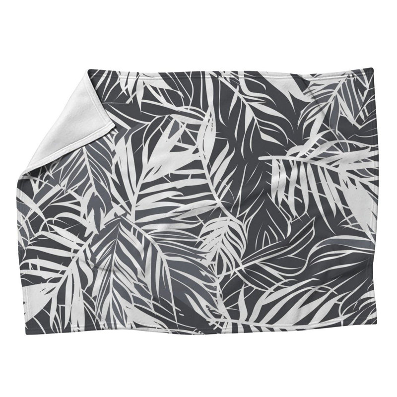 Couverture polaire Floral Nature, L 60 po x L 80 po