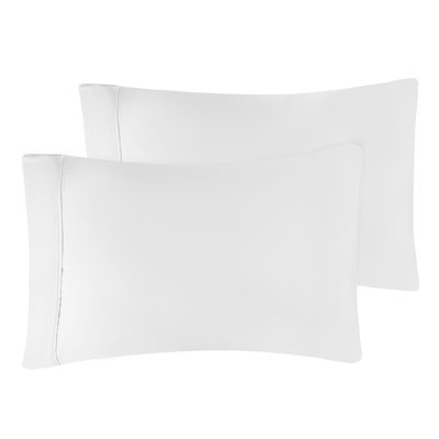 300 Thread Count 100% Rayon From Bamboo Solid Pillowcase Set