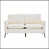 Cream White Faux Leather est en rupture de stock