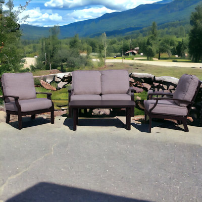 4 - Person Patio Conversation Set with Cushions