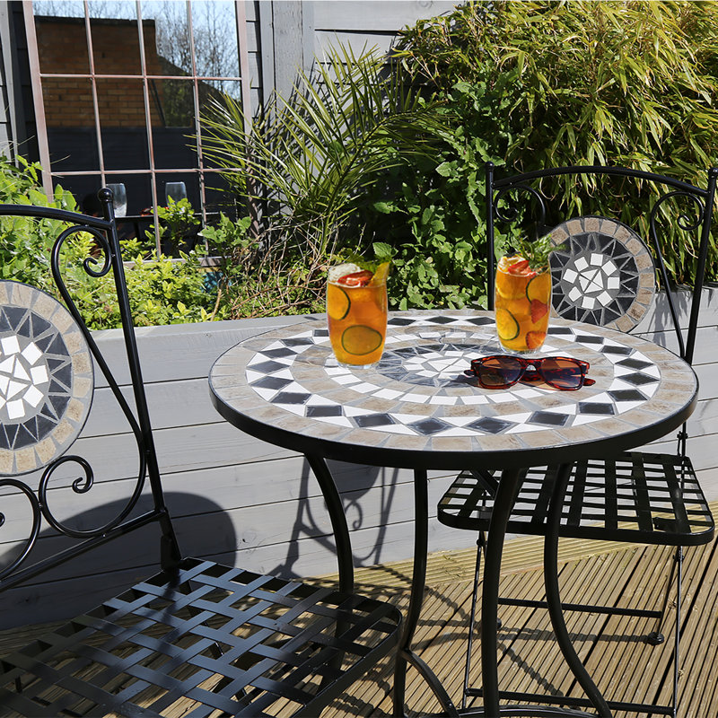 Groce 2 - Person Patio Dining Set with Round Table