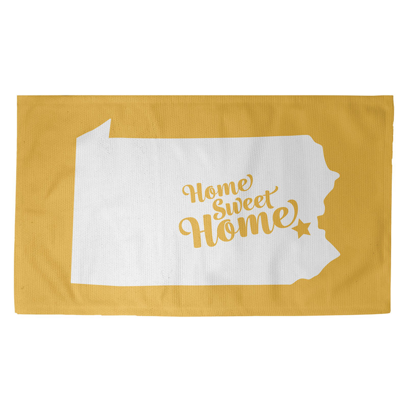 Tapis de zone jaune allentown the home, Rectangle 2 pi x 3 pi