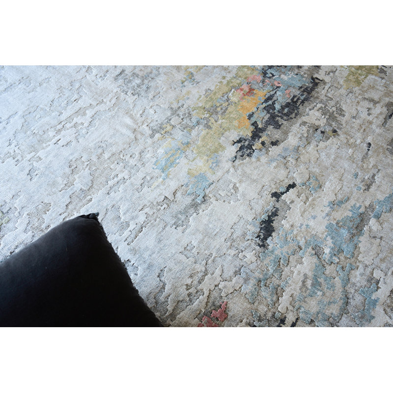 Floor Art Abstract Area Rug, Rectangle 4' x 6'