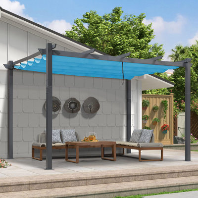 Aluminum Pergola with Canopy
