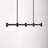 Braulio 5 - Light Black Brass LED Kitchen Island Pendant