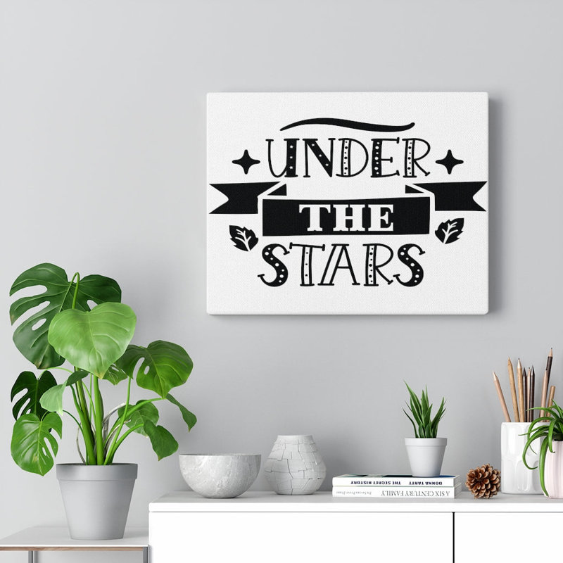 Under The Stars - Wrapped Canvas Print