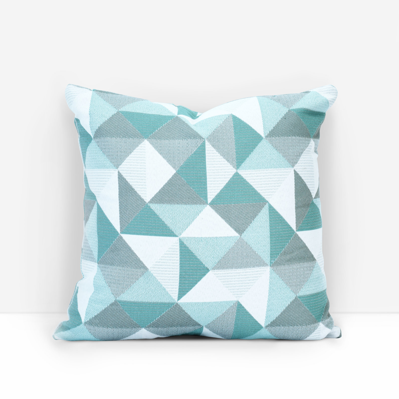 Pacifica Geometric Indoor/Outdoor Throw Pillow, Ruskin Lakeside, 18" x 18"