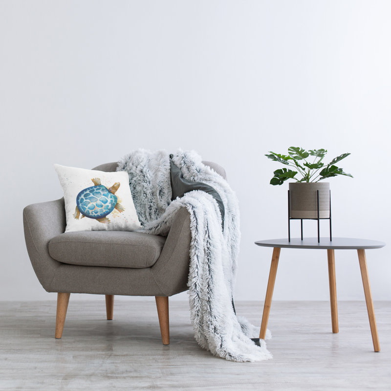 Conception de coussin décoratif moderne tortue mouchetée moderne par Patricia Pinto