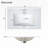 Texana 30.00'' Single Bathroom Vanity with Ceramic Top-772537765