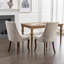Comfy Upholstered Accent Chairs (2Pc) - High Back, Curved Solid Wood Legs-1870367475