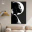 «She With The Moon», toile Art féminin noir par Art Remedy-104628506-104628521