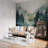 Misty Mountain Forest Lake Landscape-1299639270