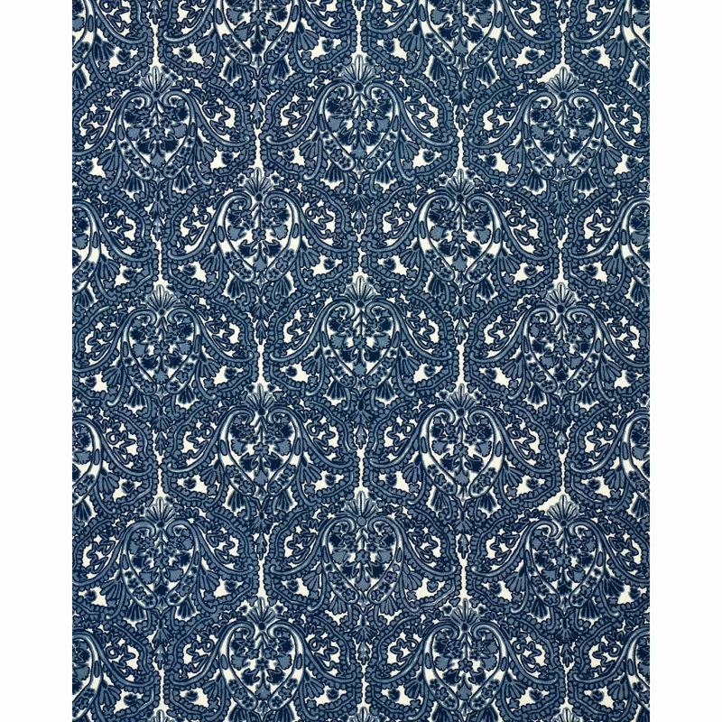 Claremont Crewel Embroidery Fabric, Blue