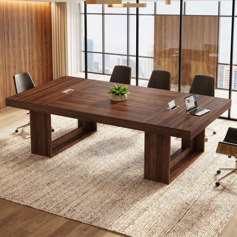 Table de conférence l 94,5 po pour 10 personnes