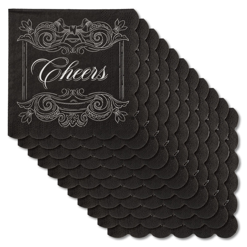 Cocktail Paper Napkins Cheer