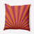 Rouge / orange géométrique sélectionné