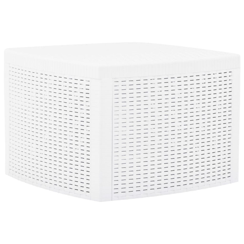 Sorcha Square Outdoor Side Table , 54cm cm W 54cm cm D, White