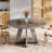 TribeSigns 47" Round Farmhouse Dining Table-45727708