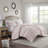 Arya Embroidered Medallion Faux Fur Ultra Plush Comforter Set-1963773213-1963773214