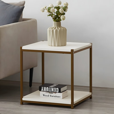 Table de bout en bois manufacturé l 20,1 po Harless