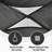 Bed Tent Canopy With Light Strip - Pop Up Privacy Sleeping Tent with 2 Doors, Light Reducing & Breathable Design, Portable Frame, Black-111787500