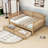 Wood Daybed with 2 Storage Drawers-303299490-303299489