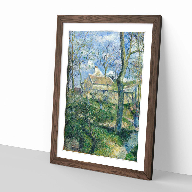Camille Pissarro - Single Picture Frame Painting, Walnut