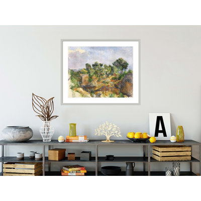 Bibémus by Paul Cézanne -Framed Giclee Print